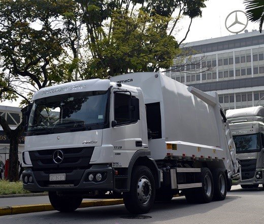 梅赛德斯奔驰垃圾车 成功进军哥伦比亚