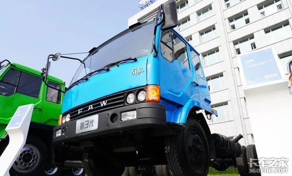 解放六平柴速评:解放卡车平头化的代表