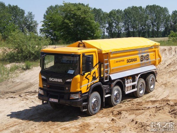 斯堪尼亚xt8x8自卸车 专为矿山运输而生