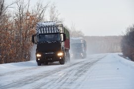 江铃福特两款重卡再曝光 上海车展将亮相