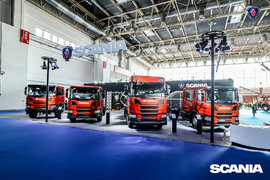 斯堪尼亚消防底盘亮相第十九届中国国际消防设备技术交流博览会