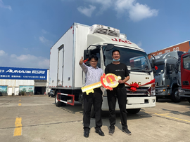 用户实地实车实载测评 冷链1号帅铃冰博士省油性能看得见!