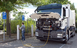 曼卡车出新能源特种车