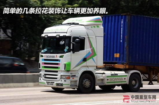个性拉花 从香港车装饰看当地卡车文化_卡车之家