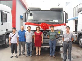 奔驰重卡进军内蒙冷链