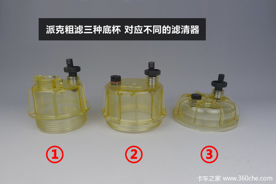 派克滤清器视频讲解:滤杯型号和互换