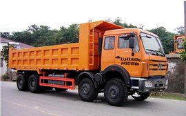 北奔8x4自卸狂降8万