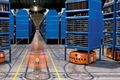 物流体系高大上 亚马逊Kiva机器人作业