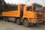 国五高配置 陕西德龙8x4 LNG自卸降5万