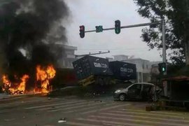 韶关犁市特大交通事故