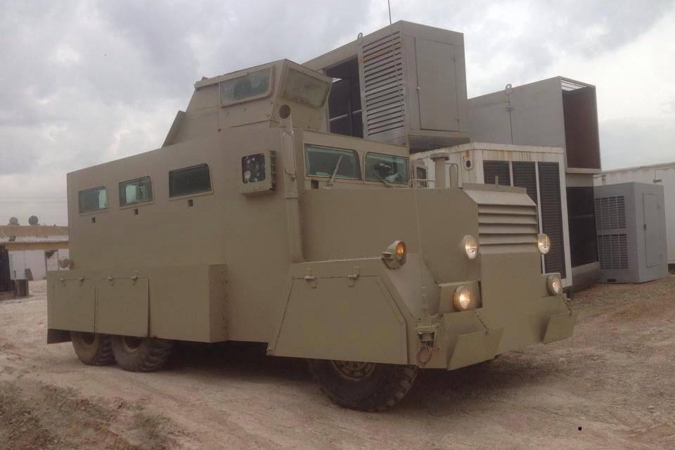 卡车变身装甲车参战库尔德人打击is图片列表