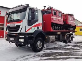 风雪营救依维柯显身手