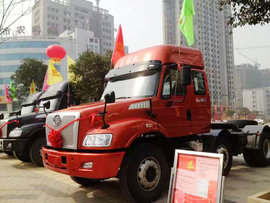 安捷牵引车河南推介会