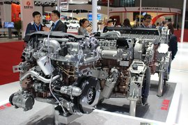 上海车展的柴油发动机