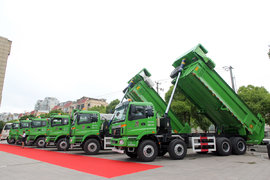 欧曼渣土车登陆上海