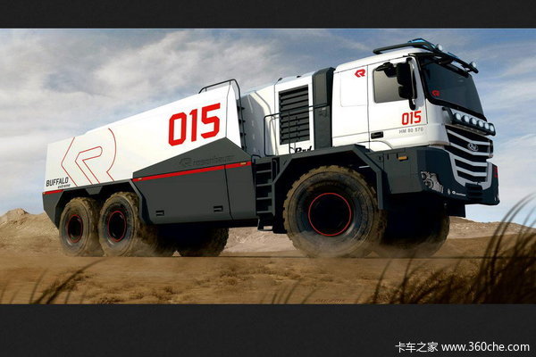 最大消防车！6X6底盘571马力的洪水猛兽
