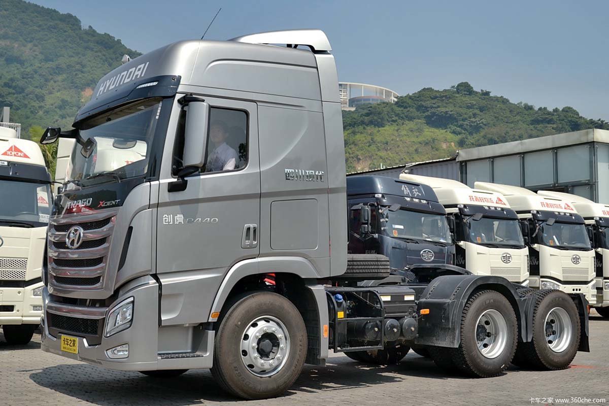 直降5万元杭州四川现代创虎牵引车促销图片列表