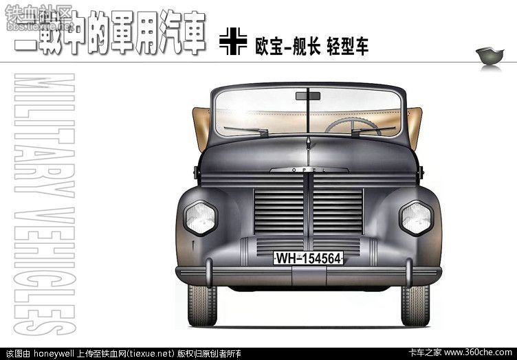 二战中的军用汽车彩色图鉴(上)(图31) 军迷的福利! 二战中军用汽车彩色图鉴