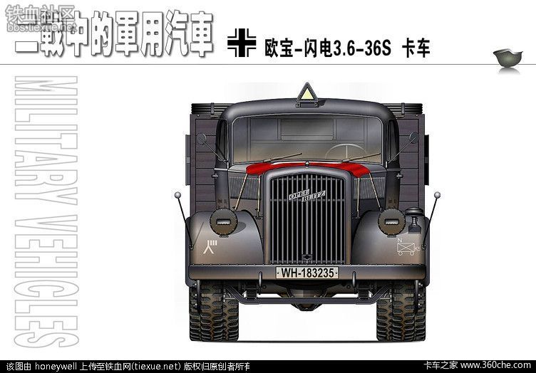 二战中的军用汽车彩色图鉴(上)(图105) 军迷的福利! 二战中军用汽车彩色图鉴