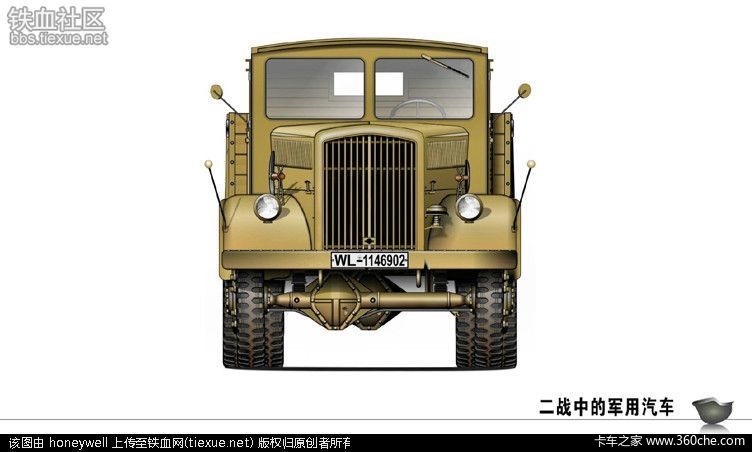 二战中的军用汽车彩色图鉴(上)(图117) 军迷的福利! 二战中军用汽车彩色图鉴