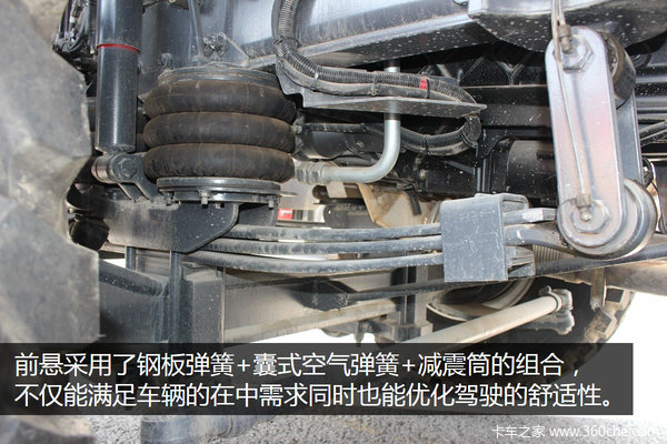 三轴转向的矿区萌兽 GINAF10X6自卸车