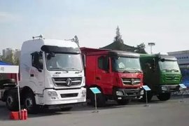 北奔重汽三款车型亮相