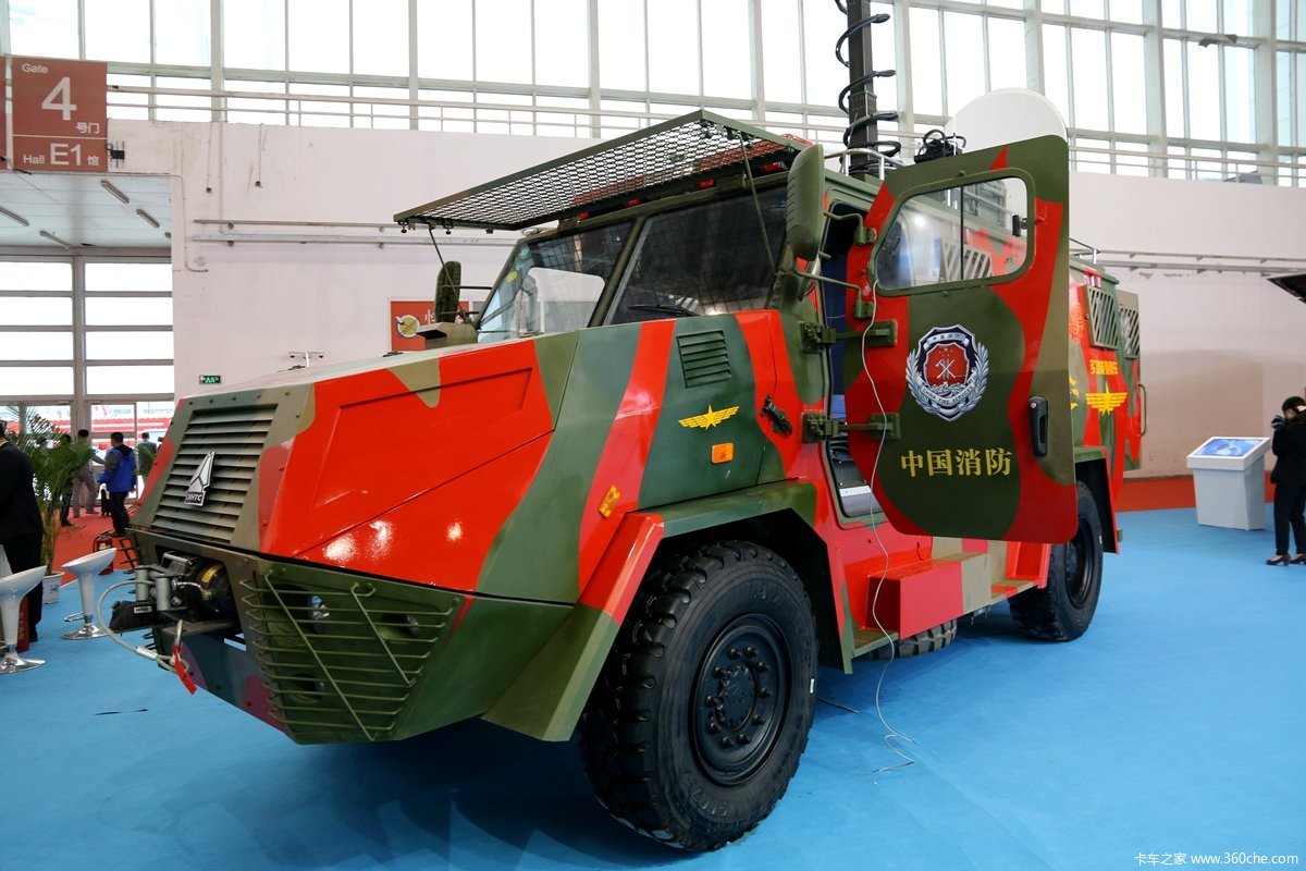 消防车居然带4毫米厚装甲 文章图片_卡车之家,中国最好的卡车门户