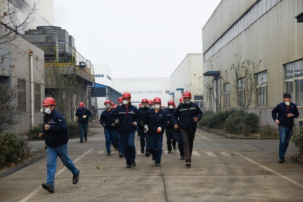 独特EHS管理 潍坊浩信康迈11月消防演习