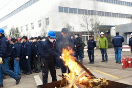 潍坊浩信康迈消防演习