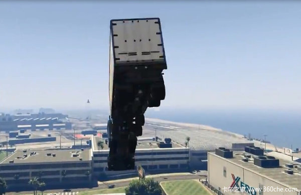 是在下输了 GTA5花式重型卡车飞车特技