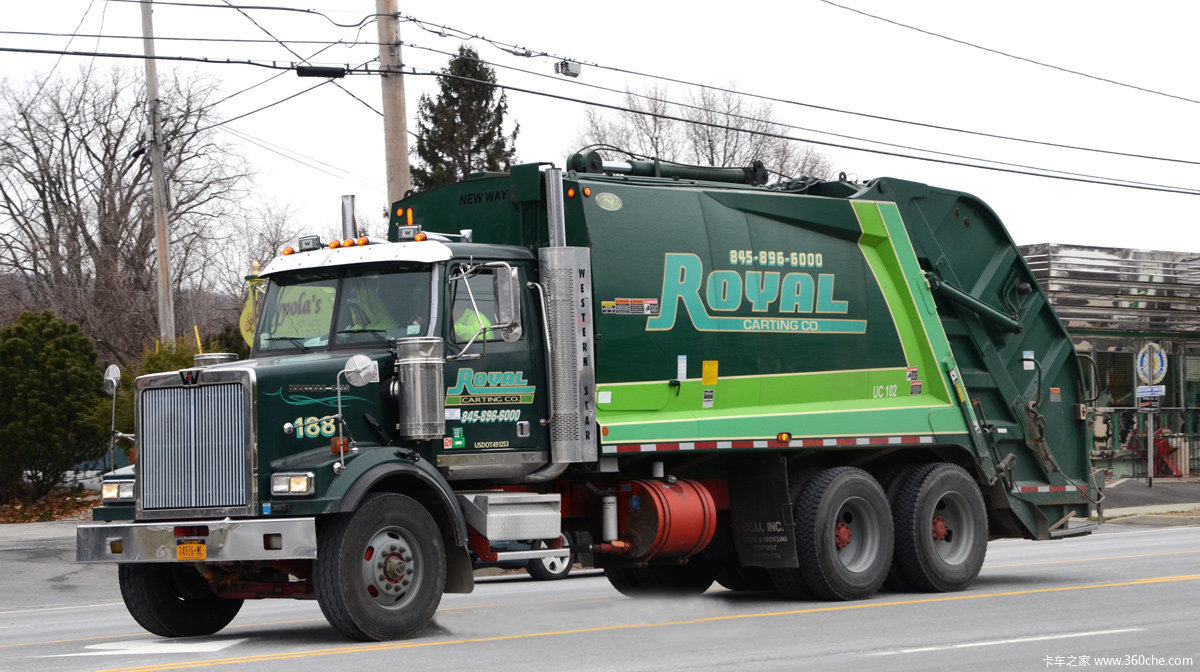 我是惊呆了国外的垃圾车原来长这么帅图片列表