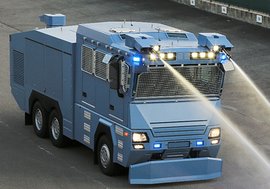 警用防爆消防车的威力