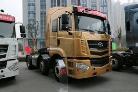 轻量化拉煤利器 华菱汉马6×2牵引车图解