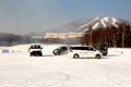 轻客还能这么玩 大通V80长白山雪地漂移