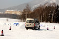 轻客还能这么玩 大通V80长白山雪地漂移