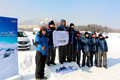 轻客还能这么玩 大通V80长白山雪地漂移