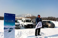 轻客还能这么玩 大通V80长白山雪地漂移