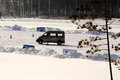 轻客还能这么玩 大通V80长白山雪地漂移