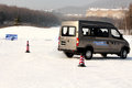 轻客还能这么玩 大通V80长白山雪地漂移