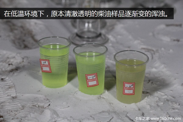 实测中石化海龙抗凝剂 -20柴油亦会结蜡