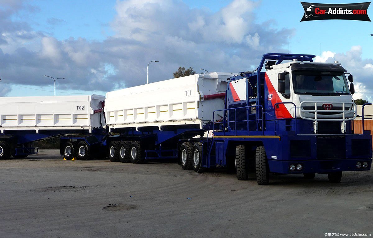 900马力的陆地猛兽尼古拉斯8x8牵引车图片列表