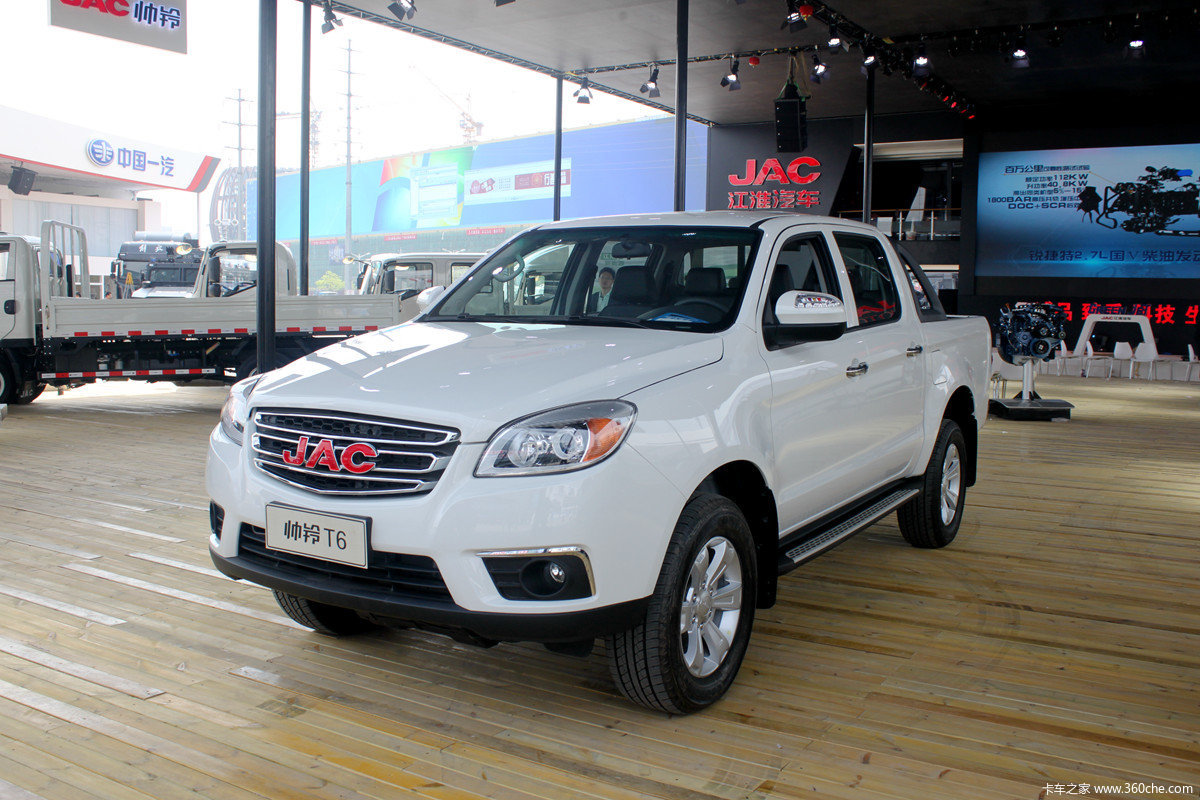 北京车展帅铃t6皮卡142马力升级国五图片列表