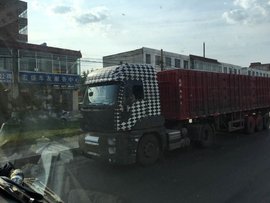 江铃重汽M1路试谍照 基于福特Cargo研发