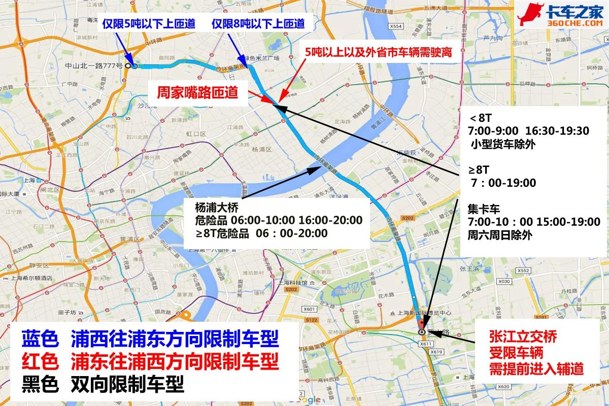 老司机呕血之作上海城区货车禁行盘点图片列表