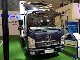 一汽推最新纯电动物流车 配套监控系统