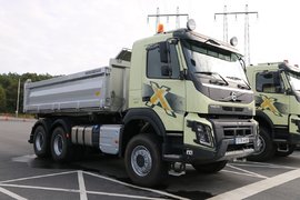 车厢可多向翻转 沃尔沃FMX 6X6自卸图解
