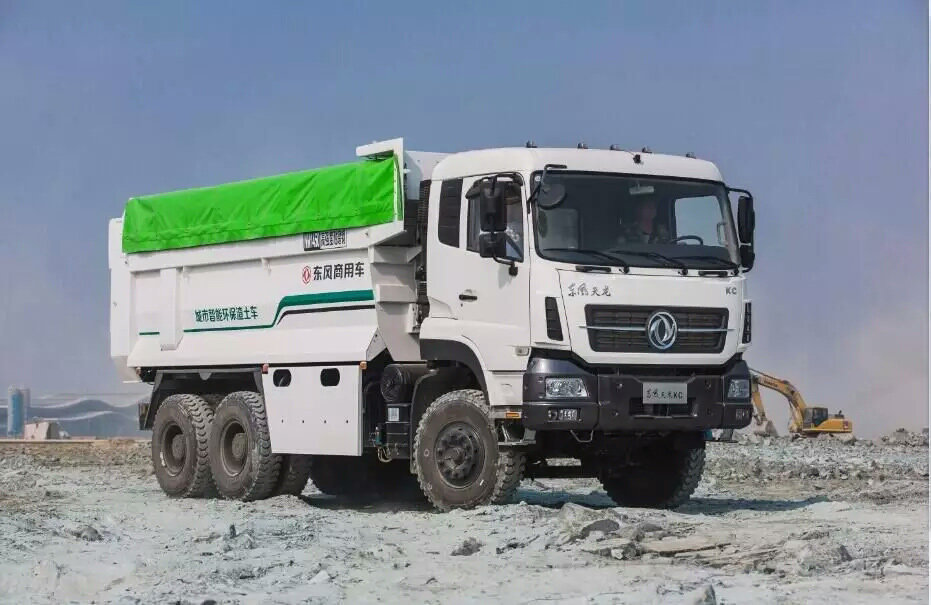 东风天龙kc新型渣土车陕西区域隆重上市图片列表