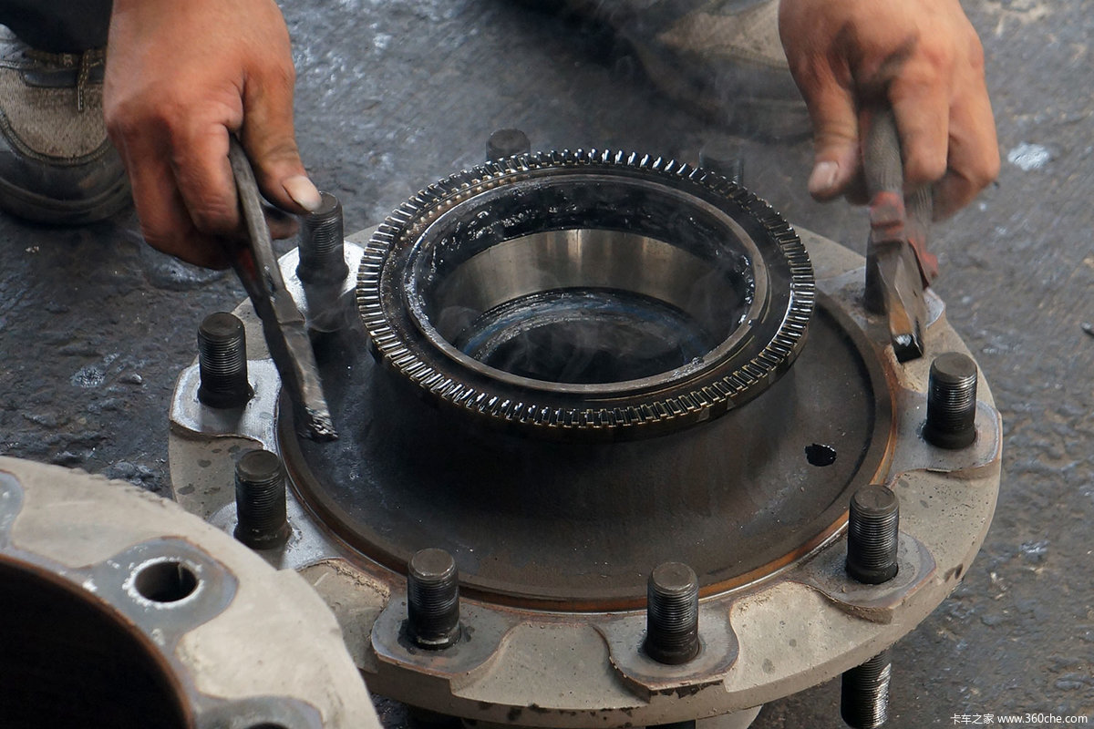 胡哥说制动3无损安装abs传感器齿圈图片列表
