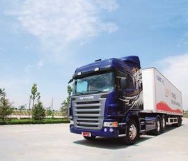 斯堪尼亚G420牵引路试