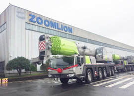 汽车起重机交付沙特